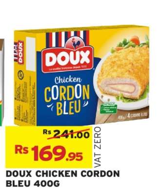 Doux Chicken Cordon Bleu 400g