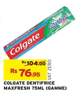 COLGATE DENTIFRICE MAXFRESH 75ML (GAMME)