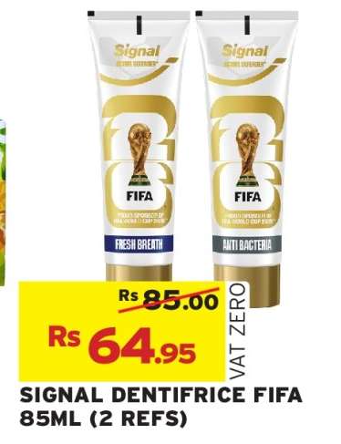 SIGNAL DENTIFRICE FIFA 85ML (2 REFS)