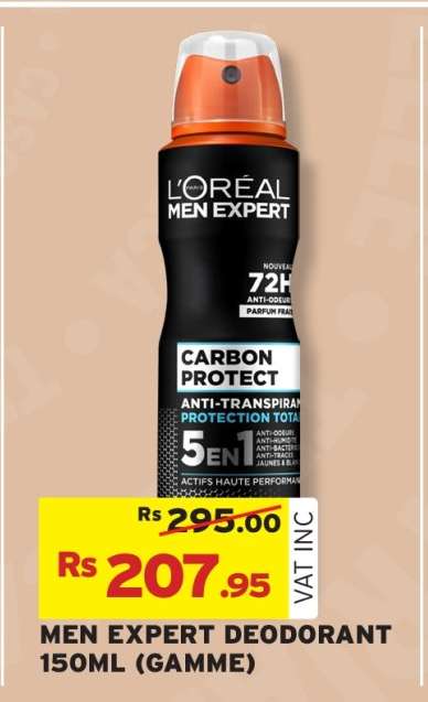 MEN EXPERT DEODORANT 150ML (GAMME)