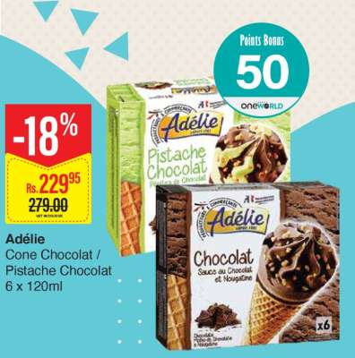 Adélie Cone Chocolat / Pistache Chocolat