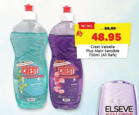 Crest Vaisselle Plus Main Sensible 750ml
