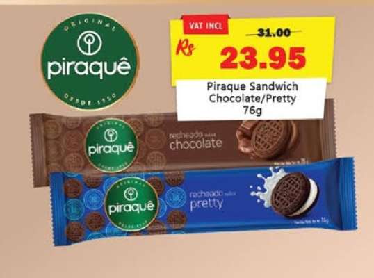 Piraque Sandwich Chocolate/Pretty 76g