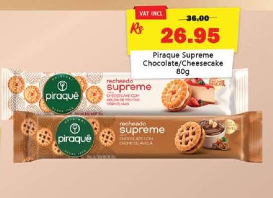 Piraque Supreme Chocolate/Cheesecake 80g