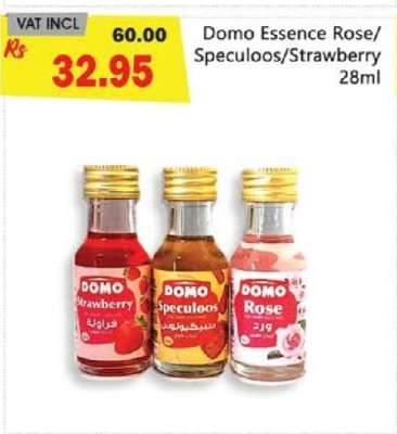 Domo Essence Rose/Speculoos/Strawberry 28ml