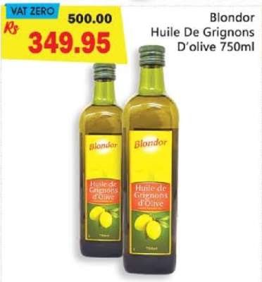 Blondor Huile De Grignons D'olive 750ml