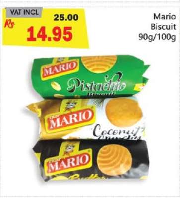 Mario Biscuit 90g/100g