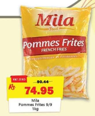 Mila Pommes Frites 9/9 1kg