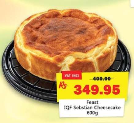 Feast IQF Sebastian Cheesecake 600g