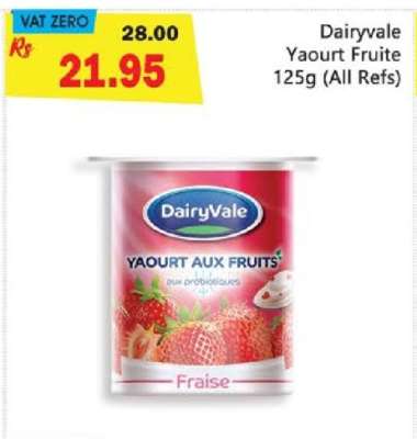 Dairyvale Yaourt Fruite 125g (All Refs)