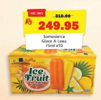 Somosierra Glace A Leau 75ml x10