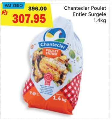 CHANTECLER POULET ENTIER SURGELE 1.4KG