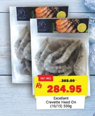 Excellent Crevette Head On (10/15) 500g