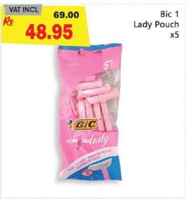 BIC 1 Lady Pouch x5