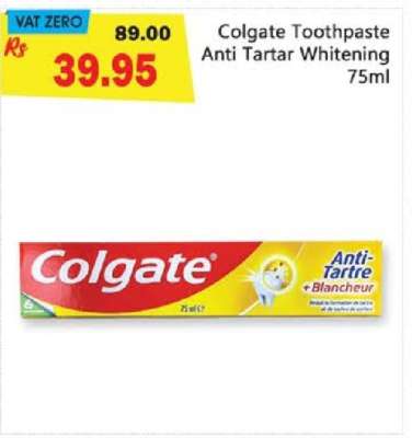 Colgate Toothpaste Anti Tartar Whitening 75ml