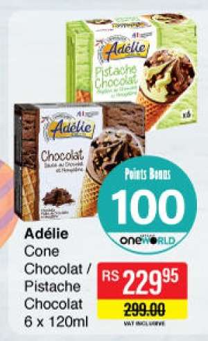 Adélie Cone Chocolat / Pistache Chocolat