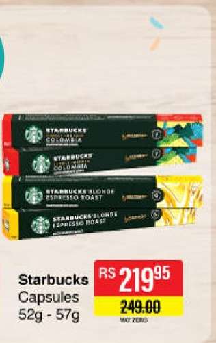 Starbucks Capsules