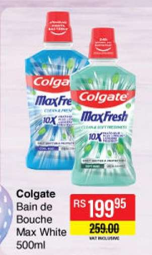 Colgate Bain de Bouche Max White 500ml