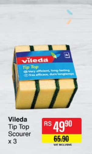 Vileda Tip Top Scourer x 3
