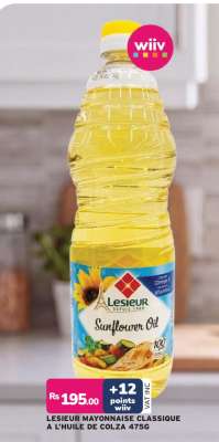 LESIEUR MAYONNAISE CLASSIQUE À L'HUILE DE COLZA 475G