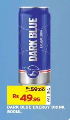 DARK BLUE ENERGY DRINK 500ML