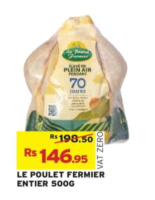 LE POULET FERMIER ENTIER 500G