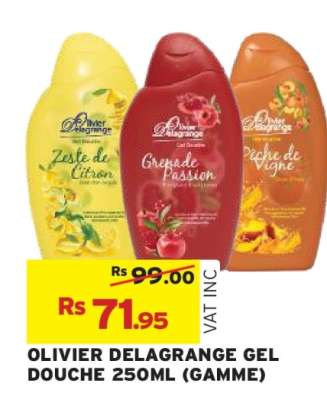 OLIVIER DELAGRANGE GEL DOUCHE 250ML (GAMME)