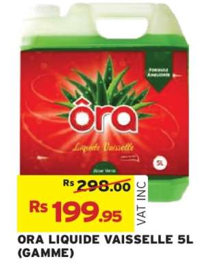ORA LIQUIDE VAISSELLE 5L (GAMME)