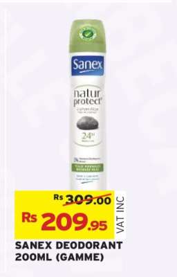 SANEX DEODORANT 200ML (GAMME)