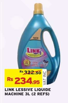 LINK LESSIVE LIQUIDE MACHINE 3L (2 REFS)