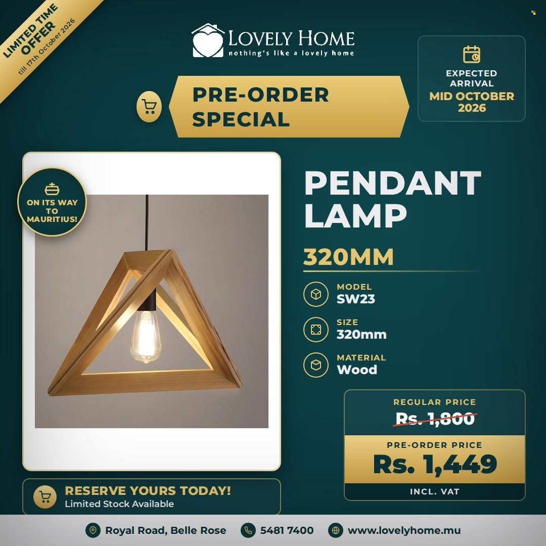 Catalogue Lovely Home - 08/10/2026 - 17/10/2026. Page 1