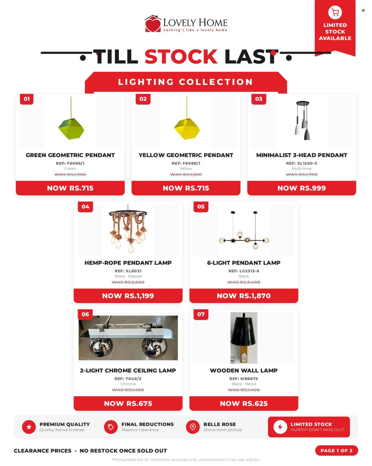 Catalogue Lovely Home. Page 1