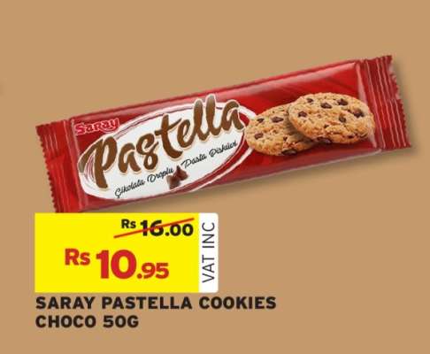 SARAY PASTELLA COOKIES CHOCO 50G