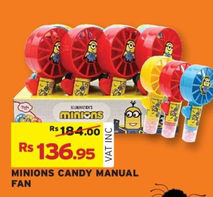 MINIONS CANDY MANUAL FAN