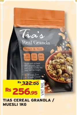 TIAS CEREAL GRANOLA / MUESLI 1KG