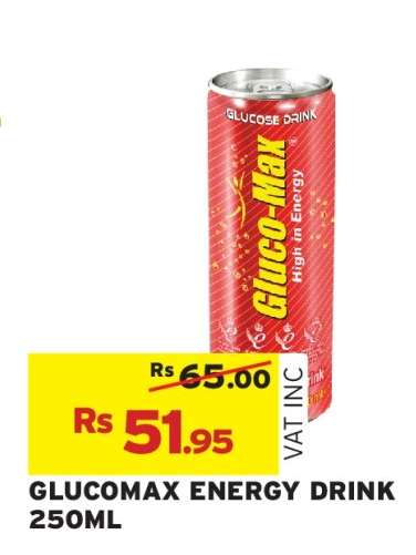 GLUCOMAX ENERGY DRINK