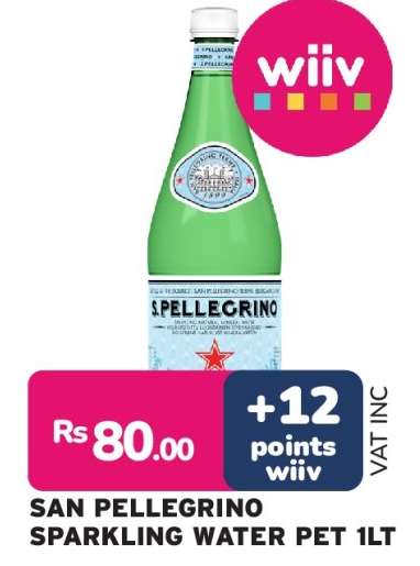 SAN PELLEGRINO SPARKLING WATER PET 1LT