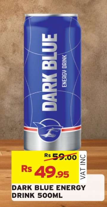DARK BLUE ENERGY DRINK 500ML