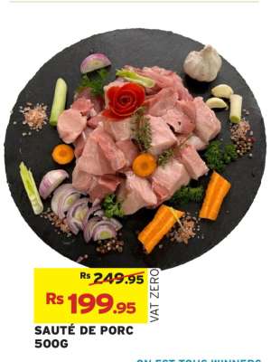 SAUTE DE PORC