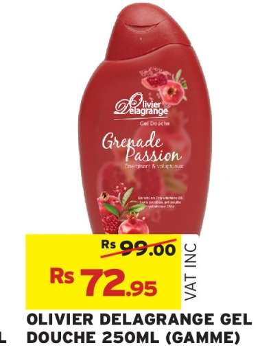OLIVIER DELAGRANGE GEL DOUCHE 250ML (GAMME)