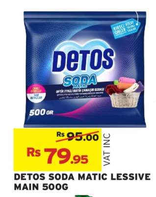DETOS SODA MATIC LESSIVE MAIN 500G