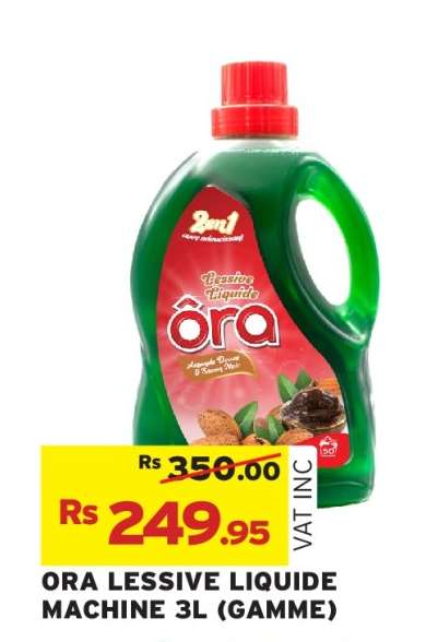 ORA LESSIVE LIQUIDE MACHINE 3L (GAMME)