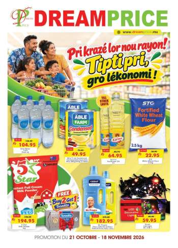 Catalogue Dreamprice - 21/10/2026 - 18/11/2026.
