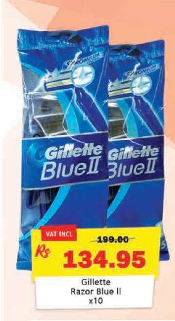 Gillette Razor Blue II x10