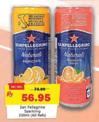 San Pellegrino Sparkling 330ml (All Refs)