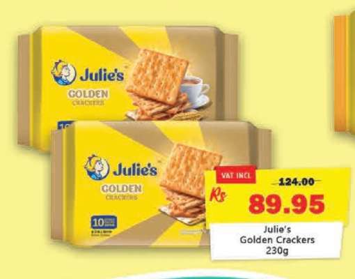 Julie's Golden Crackers 230g