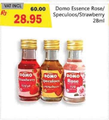Domo Essence Rose/Speculoos/Strawberry 28ml