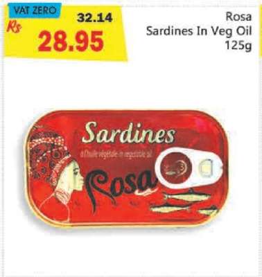 Rosa Sardines in Veg Oil 125g