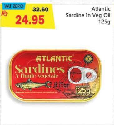 Atlantic Sardine In Veg Oil 125g