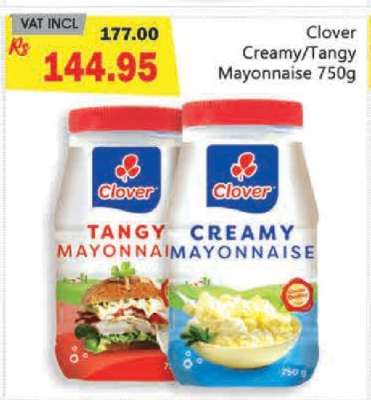 Clover Creamy/Tangy Mayonnaise 750g